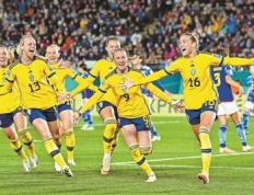 西班牙瑞典晋级女足世界杯四强