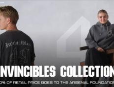 阿森纳推出49场不败纪念服饰：黑灰主色调 单品售价115~885人民币