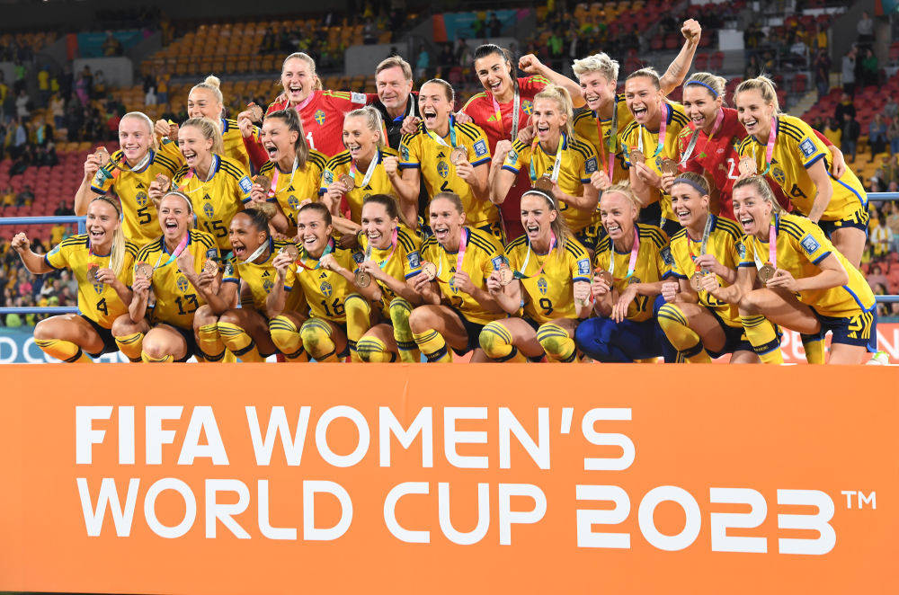 女足世界杯丨瑞典2:0战胜澳大利亚 获2023女足世界杯铜牌