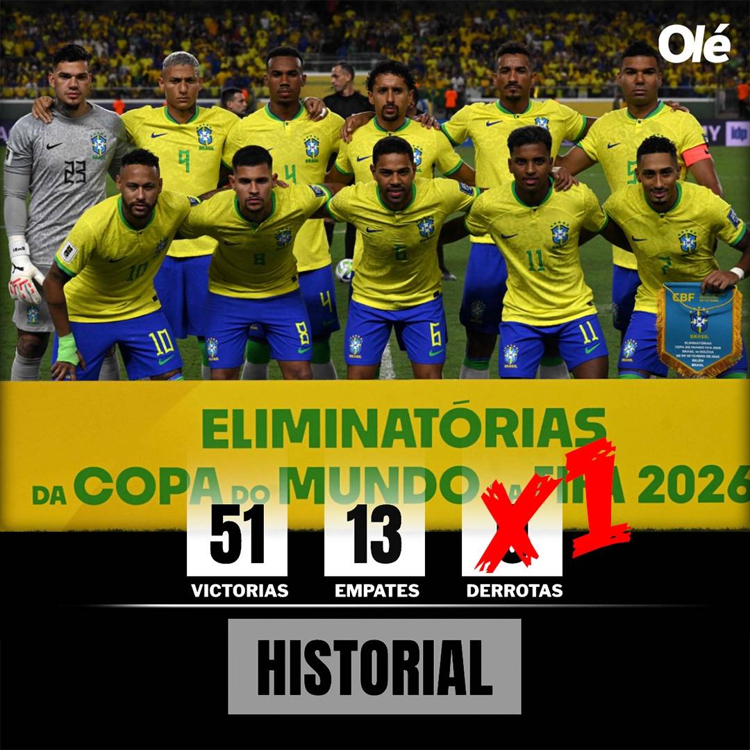 耻辱纪录！巴西不敌阿根廷遭三连败 历史首次世界杯足球预选赛主场输球