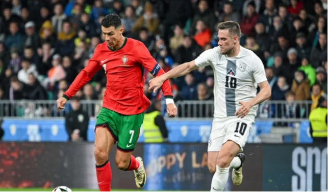 友谊赛-葡萄牙0-2斯洛文尼亚11连胜被终结 C罗出战