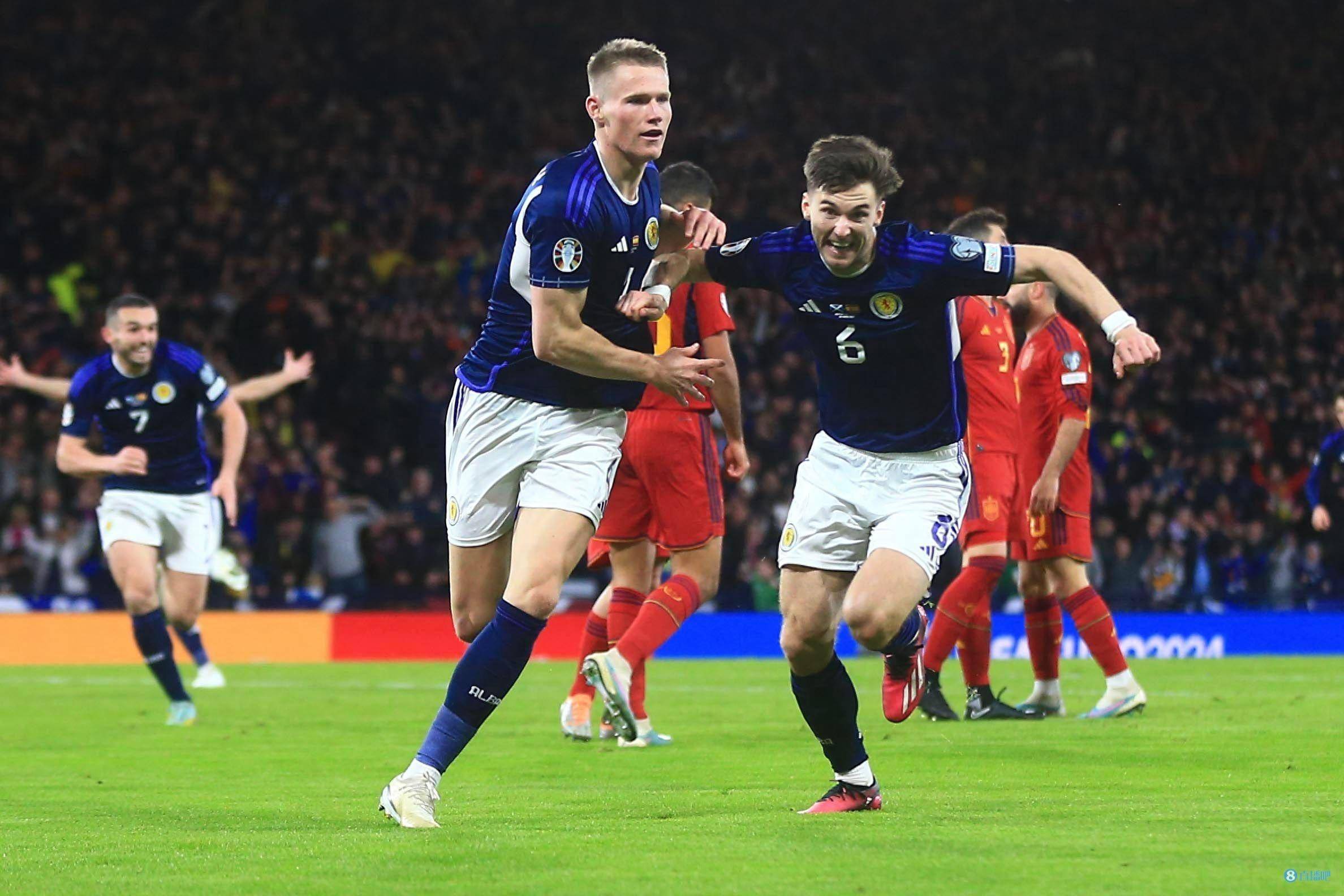 麦克托米奈传射，苏格兰欧洲杯预选赛预选赛五战全胜